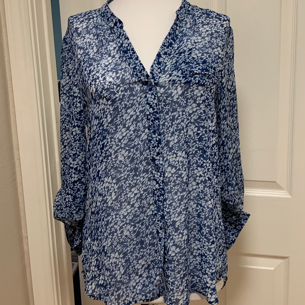 NWOT‎ Kut From The Kloth Floral Blouse, Med
